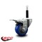 Service Caster 3'' Blue Poly Swivel 3/4'' Expanding Stem Caster Total Lock Brake SCC-EXTTL20S314-PPUB-BLUE-34 - alternate 3